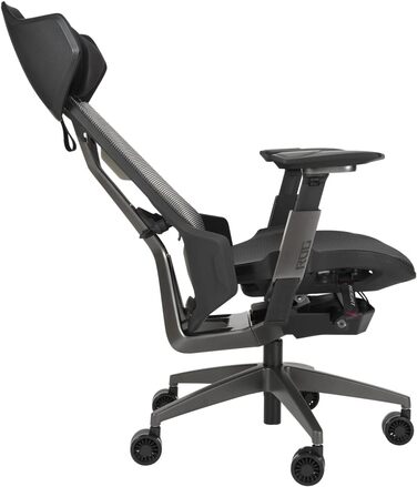 Ігровий крісло ASUS ROG Destrier Ergo (чорний) з регульованими підлокітниками та підтримкою попереку