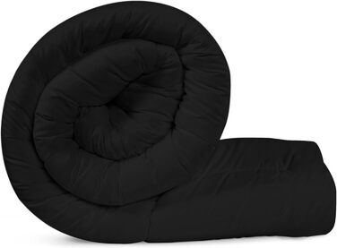 Ковдра Utopia Bedding, 240x260 см, білий колір, 370 GSM, дихаюча, стегане покриття, супер м'яка, для цілорічного використання