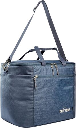 Термосумка Tatonka Cooler Bag L 25 л, ізотермічна, для зберігання продуктів, з внутрішньою кишенею для акумуляторів холоду, ручками та знімним плечовим ременем, 37x27x30 см, синя