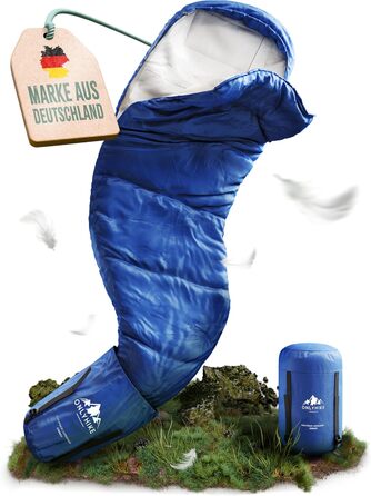 ONLYHIKE® Інноваційний літній спальник мумія, ультралегкий, компактний, 750 г, розміри M-XL, для кемпінгу та туризму