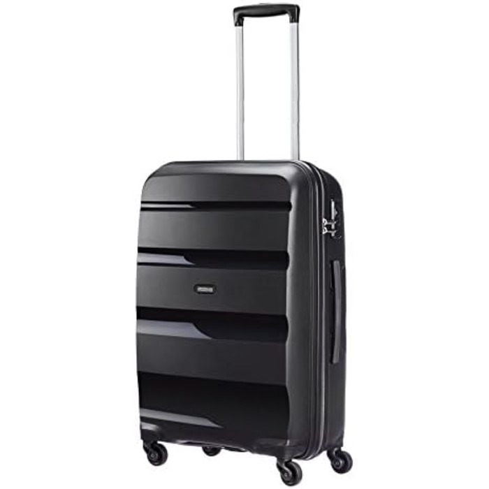 Валіза American Tourister Bon Air Spinner M 66 см, 57.5 л, чорна, ручна поклажа