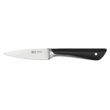 Набір кухонних ножів з підставкою Jamie Oliver by Tefal, 6 предметів, сталь з криозагартуванням, підставка з акацієвого дерева, коричневий, K267S556