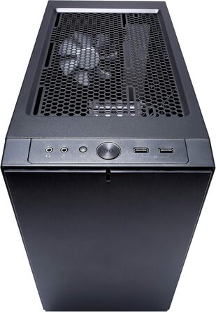 Корпус Fractal Design Define Nano S Black Window для ігрового ПК, міні-тауер з боковим вікном, чорний