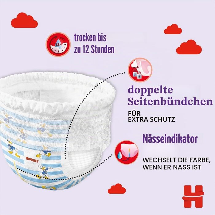 Підгузки-трусики Huggies Pants Disney, розмір 6, 96 шт. (2х48), місячний запас