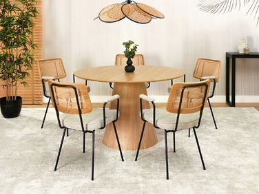 Стілець Mebel-Partner, тканина, бежевий, 1 шт.