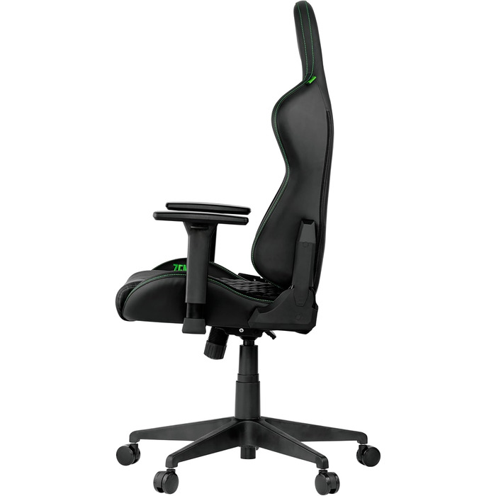 Ігрове крісло Razer Edition TAROK Natrix: дихаюча екошкіра, 3D підлокітники Softcoat, функція гойдання, з подушками під поперек та голову, до 130 кг, чорне