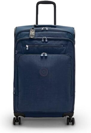 Середня розширювана валіза на колесах Kipling NEW YOURI SPIN M, синя