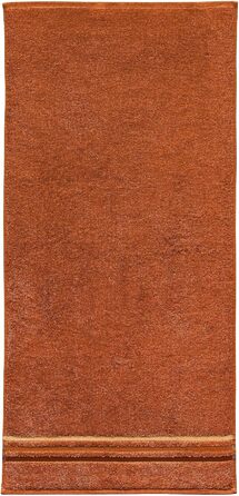 Рушники махрові Schiesser Skyline Color, 4 шт., 100% бавовна, теракотові, 50x100 см, екологічне виробництво, м'які та вбираючі