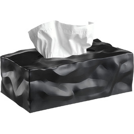 Essey Design Wipy Cube II – диспенсер для косметичних серветок, прямокутний, чорний