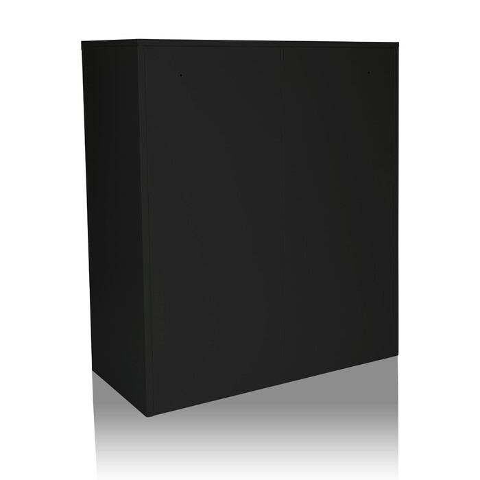 Шафа для документів COLOR AS, 105 x 90 x 40 см, металева, чорна, hjh OFFICE