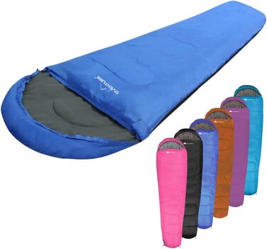 Дитячий спальний мішок Oventure SleepPlus Mumie, синій