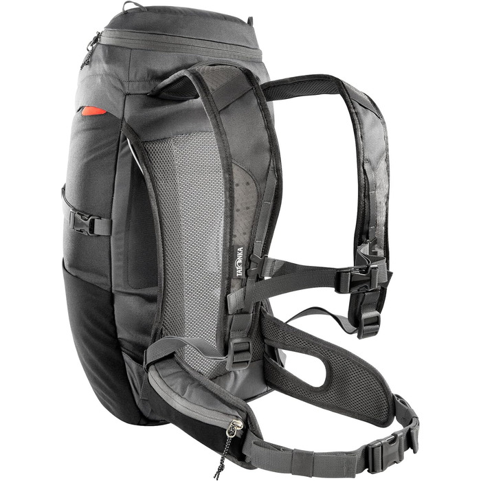 Рюкзак для походів Tatonka Hike Pack 22 л з вентиляцією спини та дощовиком, легкий і зручний туристичний рюкзак, сірий/чорний
