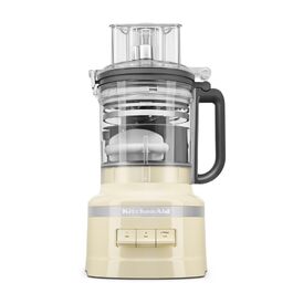 Кухонний комбайн KitchenAid 5KFP1319EAC 3.1л кремового кольору (Almond Cream) з насадками для нарізки кубиками та контейнером для зберігання, 400 Вт