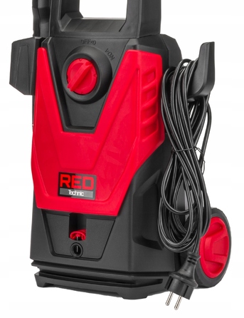 Мийка високого тиску RED TECHNIC 1600 Вт, алюмінієвий насос, 120 бар, 5 м