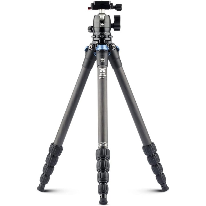 SIRUI AM-225+B-00K Карбоновий штатив для фотоапарата, 127,3 см, легкий туристичний трипод із 360° панорамною кульовою головкою, макс. навантаження 6 кг