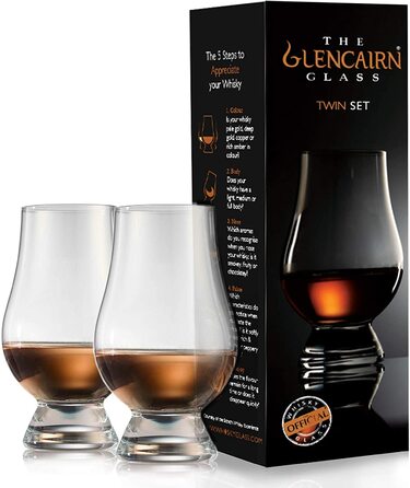 Склянка для віскі Glencairn у подарунковій картонній коробці, універсальний розмір, 1 шт.