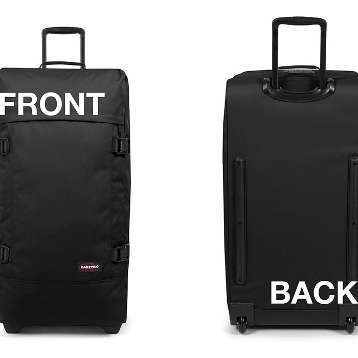 Валіза Eastpak TRANVERZ L, 121 л, чорна, 79x40x33 см