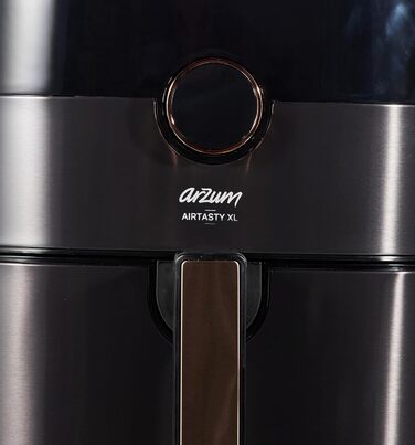 Фритюрниця Arzum Airtasty AR2074-B з великим об'ємом, без олії, здорове смаження, цифрова панель, 8 програм, налаштування часу та температури, колір мідний