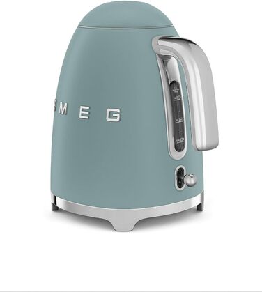 Електрочайник Smeg KLF03EGMEU смарагдовий, стиль 50-х, 1,7 л