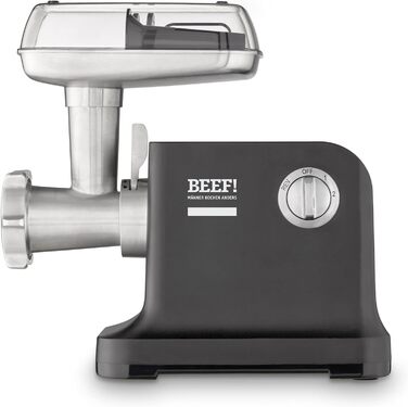 Електрична м'ясорубка Caso FW 2000 BEEF-Edition, алюмінієвий корпус, 2 кг