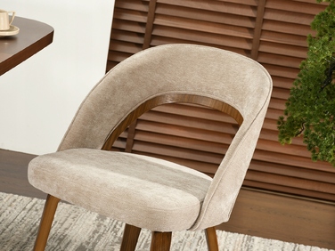Стілець Mebel-Partner, тканина, бежевий, 1 шт.