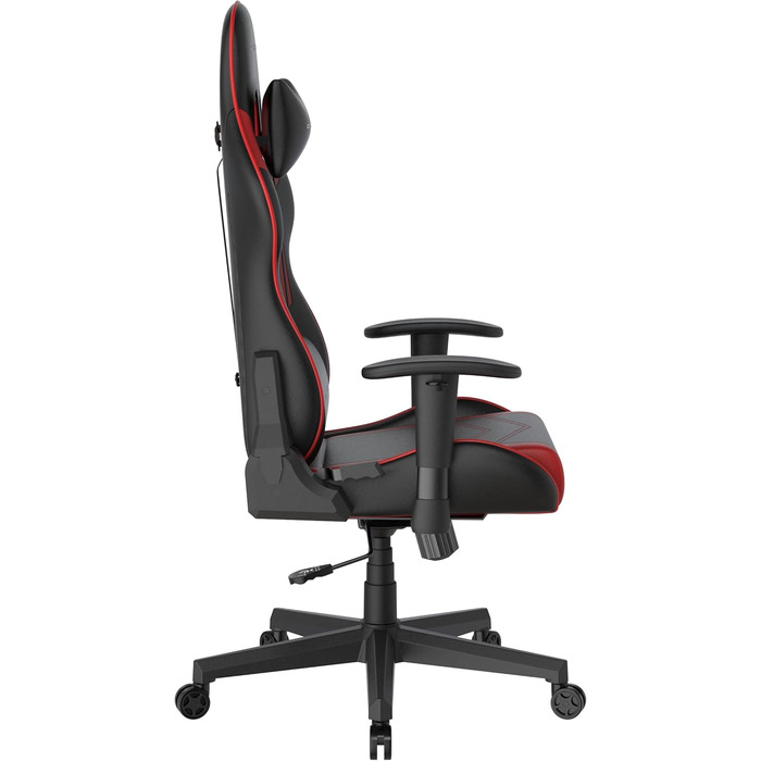 Крісло ігрове DXRacer PRINCE FD01 /N - Чорно-червоне, регульоване, ергономічне для офісу та дому