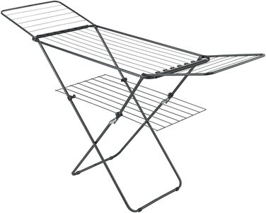 Сушарка для білизни Metaltex Panarea Onyx, металева, з додатковою решіткою, 18 м