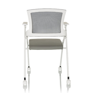 Крісло для відвідувачів / розкладне крісло PRIORITY II W Mesh / PU grey hjh OFFICE