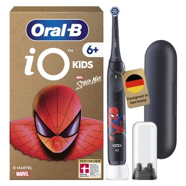 Електрична зубна щітка Oral-B iO Series 2, набір з 2 шт, чорний/зелений (Spiderman Black)