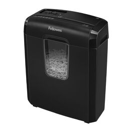 Шредер Fellowes Powershred FS-6C для дому та офісу, знищення документів (P4), 6 листів, кошик 15л, чорний