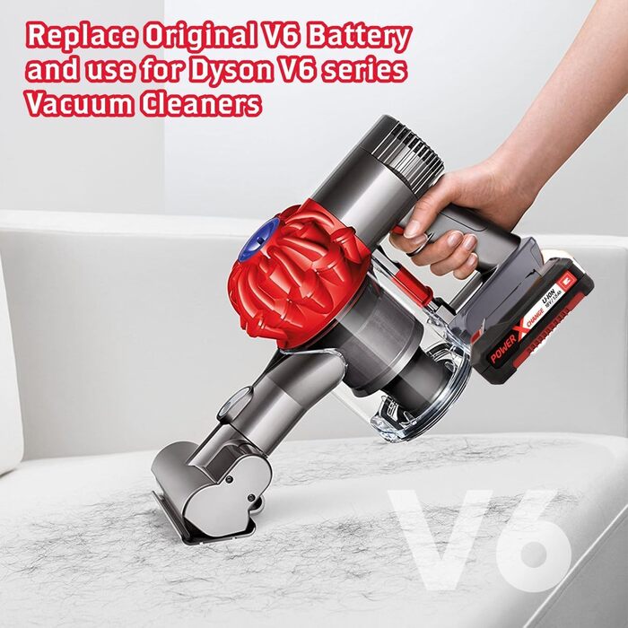 Адаптер EIN18V6 для пилососа Dyson V6, перехідник для акумулятора Einhell PXC 18V (без батареї), сумісний з моделями 4511396, 4511437, 4511437OVP