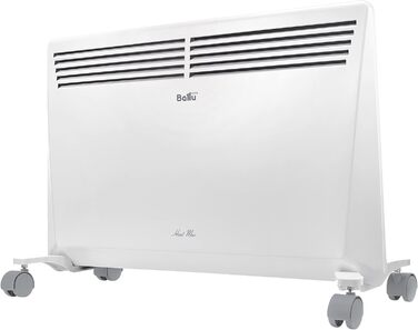 Електричний конвектор Ballu Heat Max 1500 Вт на роликах, настінний, з таймером і тижневим програмуванням