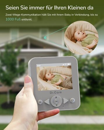 Відеоняня Dr.Care з камерою та монітором 2.8