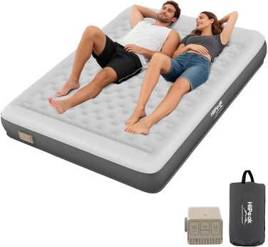 Надувний матрац HiiPeak TPU для 1 особи з електричним насосом - самонадувний, без ПВХ, портативний, до 300 кг