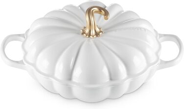 Каструля для тушкування Le Creuset з емальованого чавуну, 2.75 л, білий колір, серія Opulent Garden