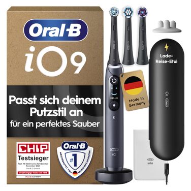 Електрична зубна щітка Oral-B iO Series 9, чорна