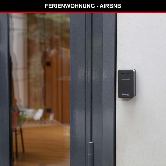 Ключниця Master Lock з кодовим замком для настінного монтажу, середнього розміру, вологозахищена для зовнішнього використання (комплект з кріпленням)