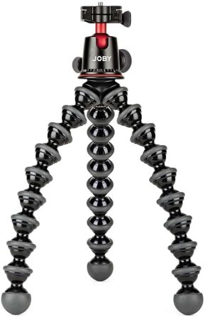 Гнучкий штатив JOBY GorillaPod 5K з кульовою головкою для DSLR, бездзеркальних камер, вантажопідйомність 5 кг, чорний, вироблено в Італії