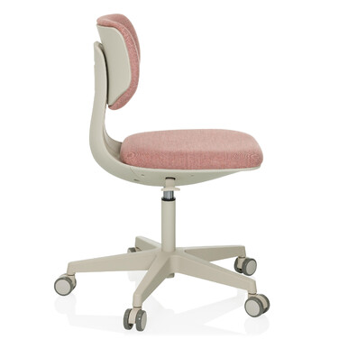 Дитячий письмовий стілець / дитячий стілець KID CLASSIC тканина рожевий hjh OFFICE