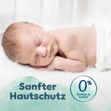 Дитячі підгузки Pampers Harmonie розмір 1 (2-5 кг), гіпоалергенні, на рослинній основі, 180 шт