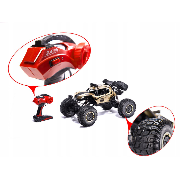 Радіокерована машина 4x4 Metal Gigant, 51 см