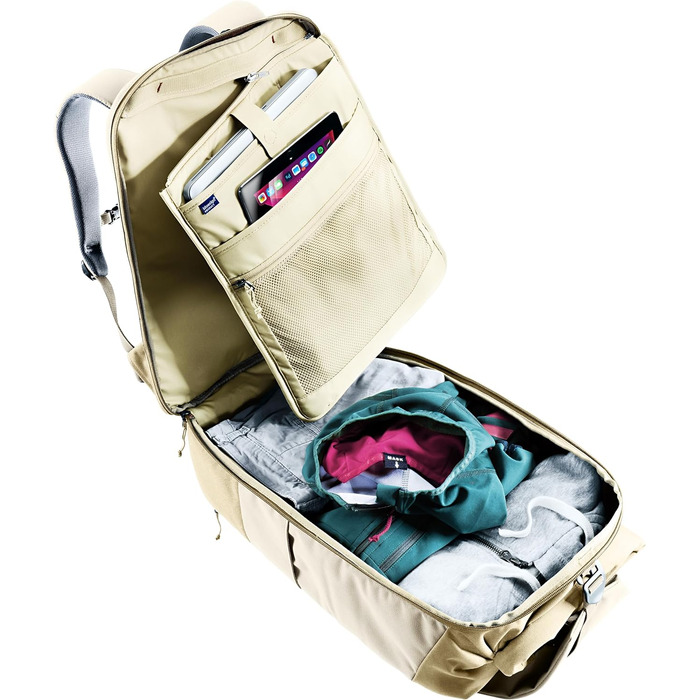 Рюкзак Deuter Utilion 30 з відділенням для взуття, рол-топ, 30 л, Bone-Desert