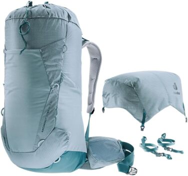 Жіночий ультралегкий трекінговий рюкзак Deuter Aircontact Ultra 45+5 л, Dusk-denim