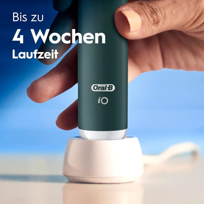 Електрична зубна щітка Oral-B iO Series 2 Forest Green (зелена), 1 щітка, 1 додаткова насадка та білий футляр