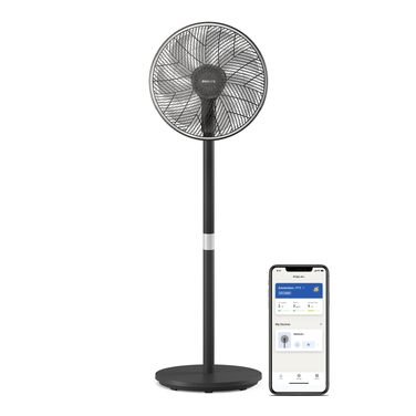 Вентилятор підлоговий Philips Series 5000 CX5535/11 з пультом, таймером, 3 швидкостями, 40 Вт, чорний