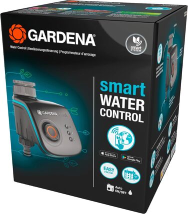 Gardena smart Water Control 19031-20: Розумний таймер поливу з додатком, захистом від заморозків для крапельного та дощувального поливу