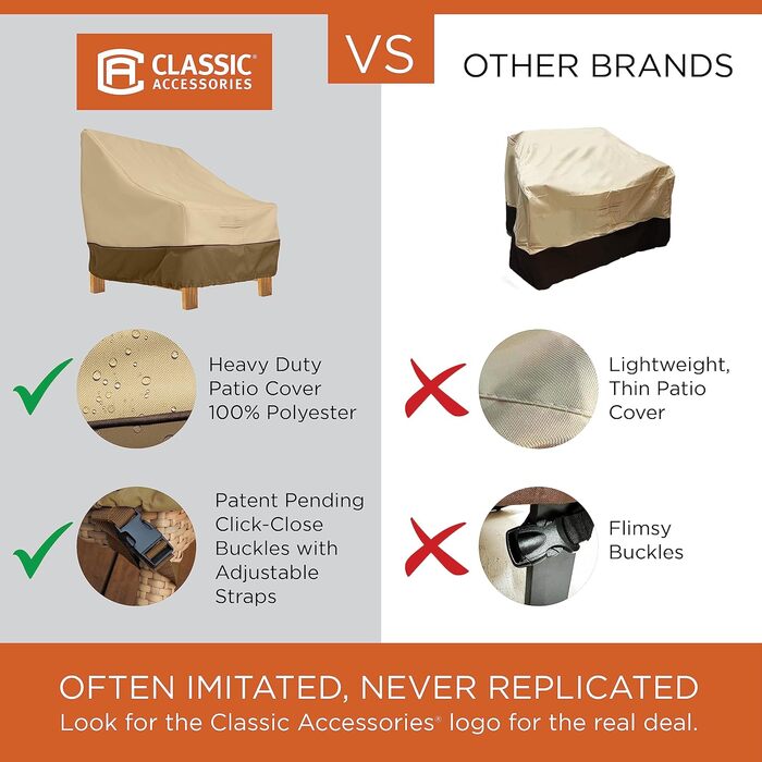 Водонепроникний чохол Classic Accessories Veranda для середнього грилю, захисна покривало 132x60x111 см, гарантія 3 роки