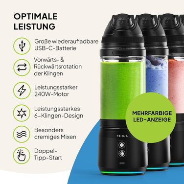 Citrus-прес електричний Fridja Premium One-Touch (чорний) - для апельсинів, лимонів, 400 мл, не розбризкує, нержавіюча сталь, 50 Вт