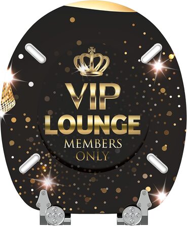 Сидіння для унітазу Sanilo з мікроліфтом VIP Lounge, міцне кріплення, легкий монтаж, преміум-якість