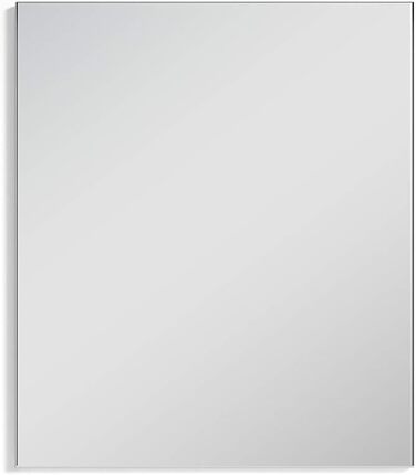Настінне дзеркало byLIVING Jakob, біле, 60x70 см, сучасний дизайн, для передпокою та ванної, прямокутне, меблі для коридору